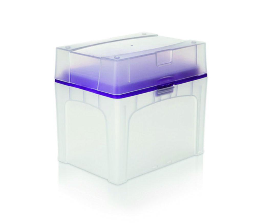 BRAND TipBox, Empty, with Tip Tray (Purple), for 1.250 µl Tips, Certified Life Science Quality

