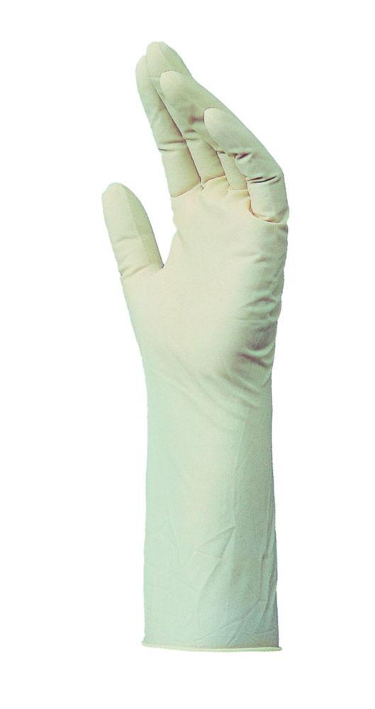 MAPA Protection Gloves Advantech 529, Size 9, Nitrile, White, 300 mm Long, Even Grained Finger Tips, Pack of 100