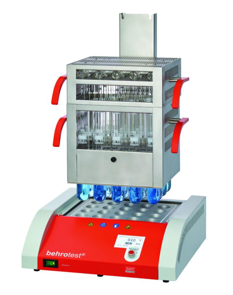 Behr Kjeldahl Digestion Unit K 8 with 8 Sample Slots, 250 ml Vessels, and Fume Collector