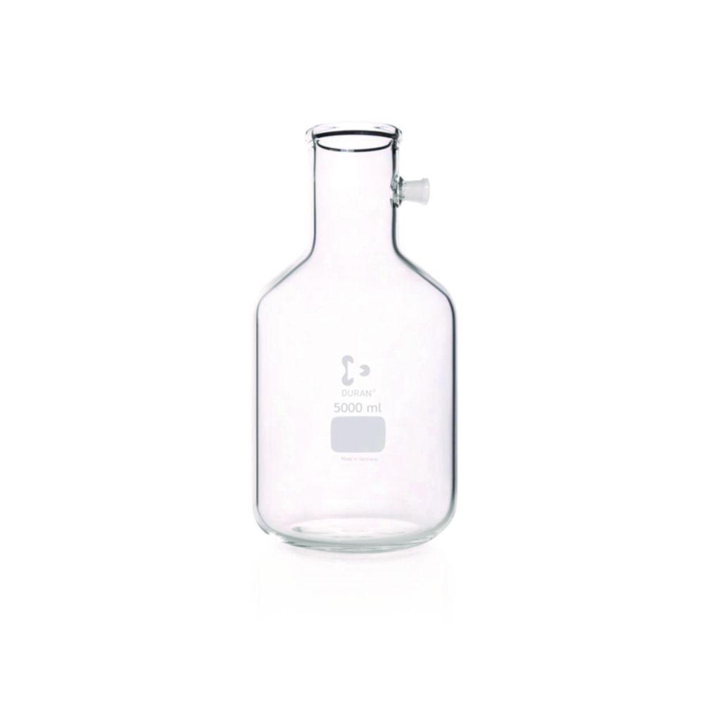 DWK Duran Filtering Flasks with Tubulature, Duran Bottle Shape, 5000ml

