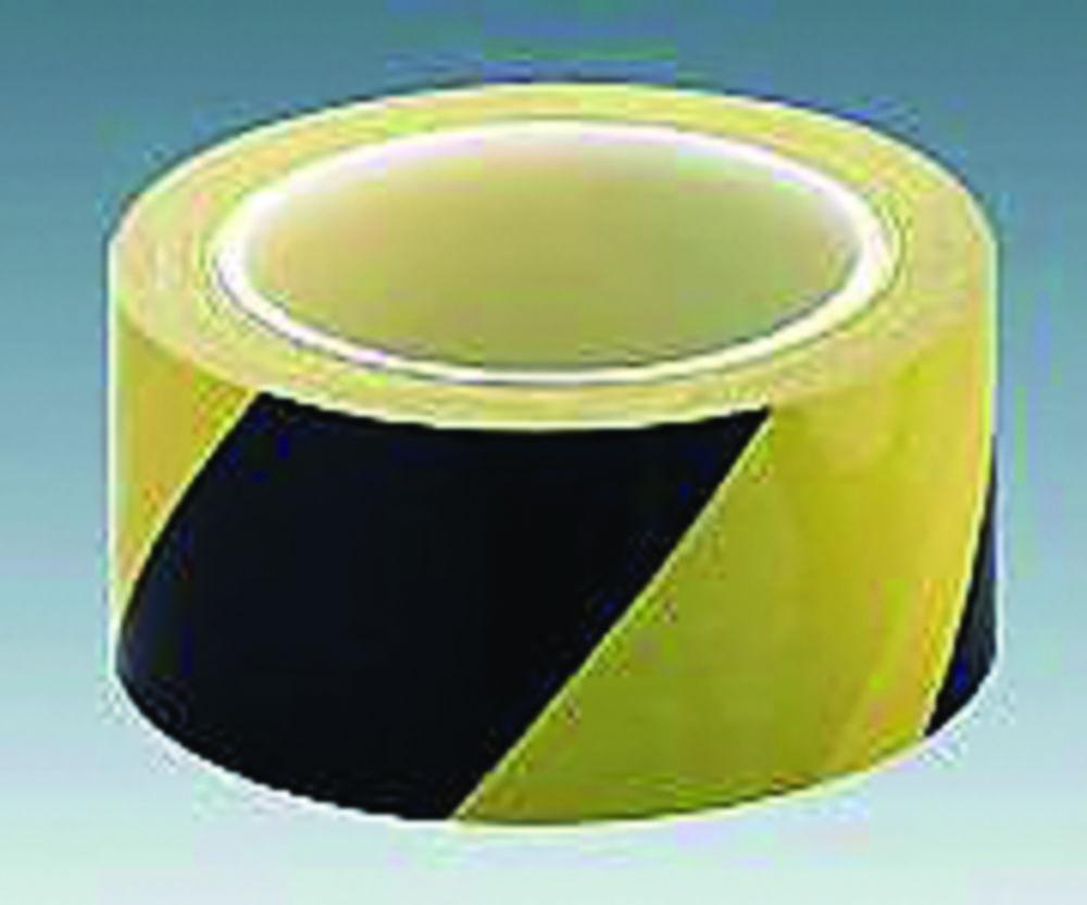 As One ASPURE Line Tape, Black/Yellow 25 mm x 33 m, Pack of 10 Rolls

