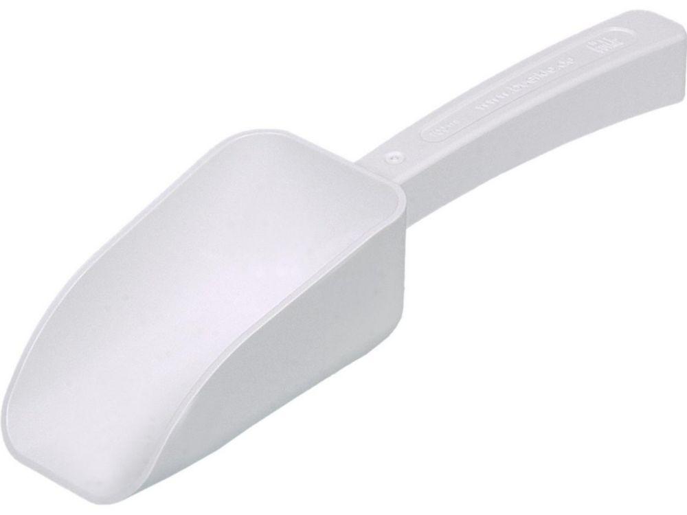 Bürkle SteriPlast Disposable Scoops 100 ml, Length 205 mm, Without Lid, PS, White, Sterile, Pack of 10