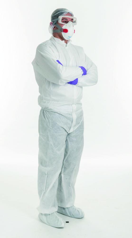 Kimberly-Clark KIMTECH™ A8 Overall, SMS, White High Collar, for Cleanroom Use ISO 7&8, Size S, Pack of 25