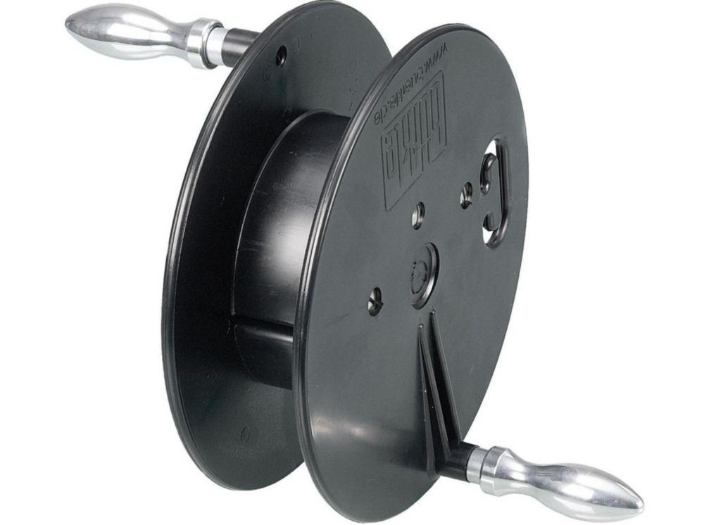 Bürkle Manual Cable Reel, PP (Conductive), Black, Without Cable