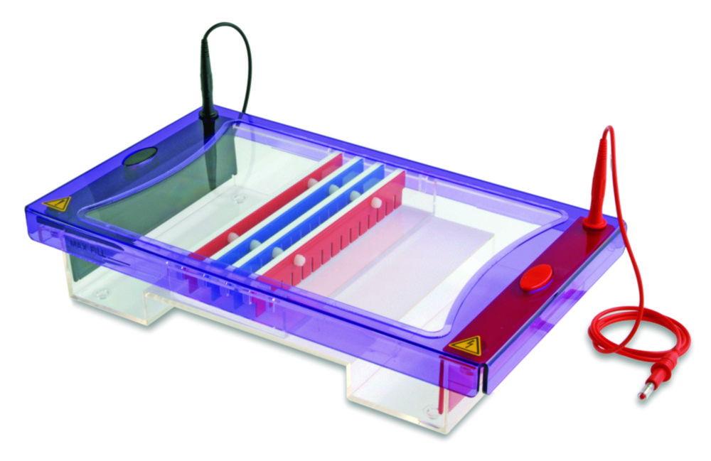 Thistle Scientific MultiSub Maxi (200x200 mm UV-Permeable Gel Carrier, 2 Combs with 20 Samples, Loading Guide, and Casting Dams)