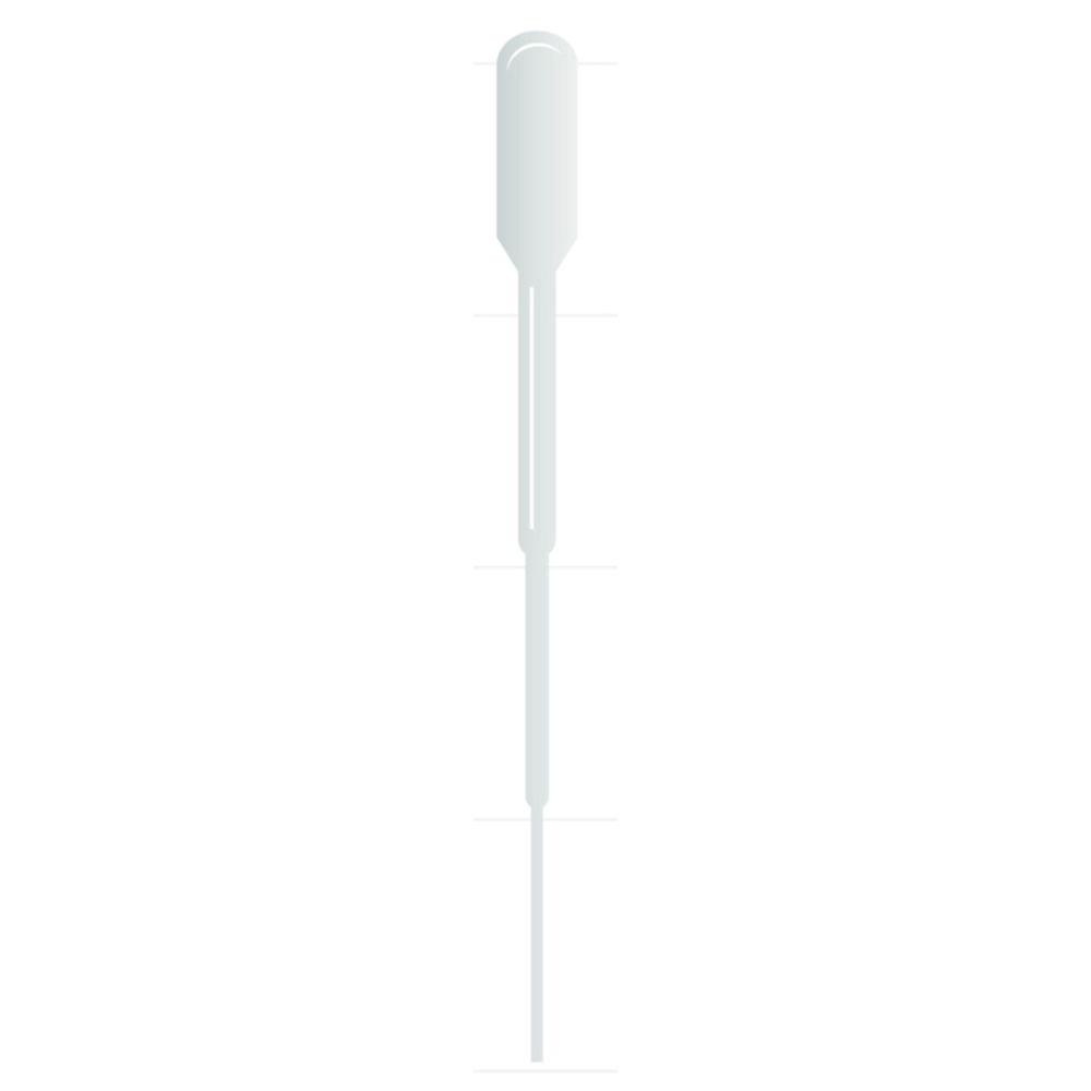 Thermo Samco Transfer Pipets 1.5 mL Non-Sterile Extra Fine Tip, Standard Bulb, No Label, Pack of 400