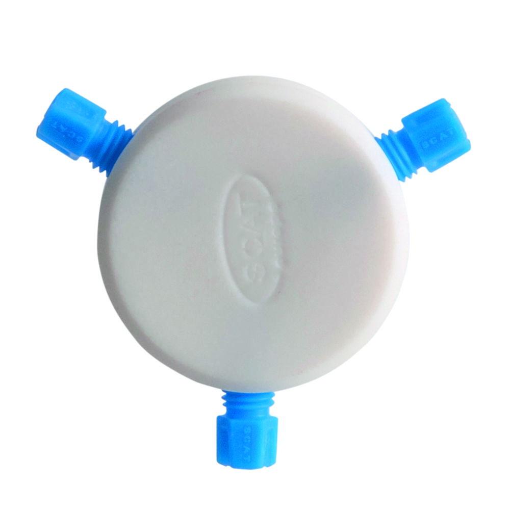 SCAT PTFE Tee for Tubing with 1.6/2.3/3.2 mm OD

