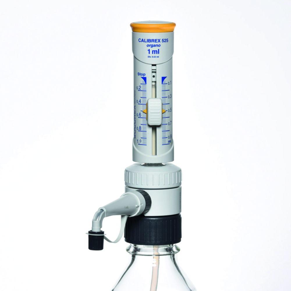 SOCOREX Dispenser Calibrex Organo 525 0.1-1 ml, Ground Glass Plunger, Autoclavable