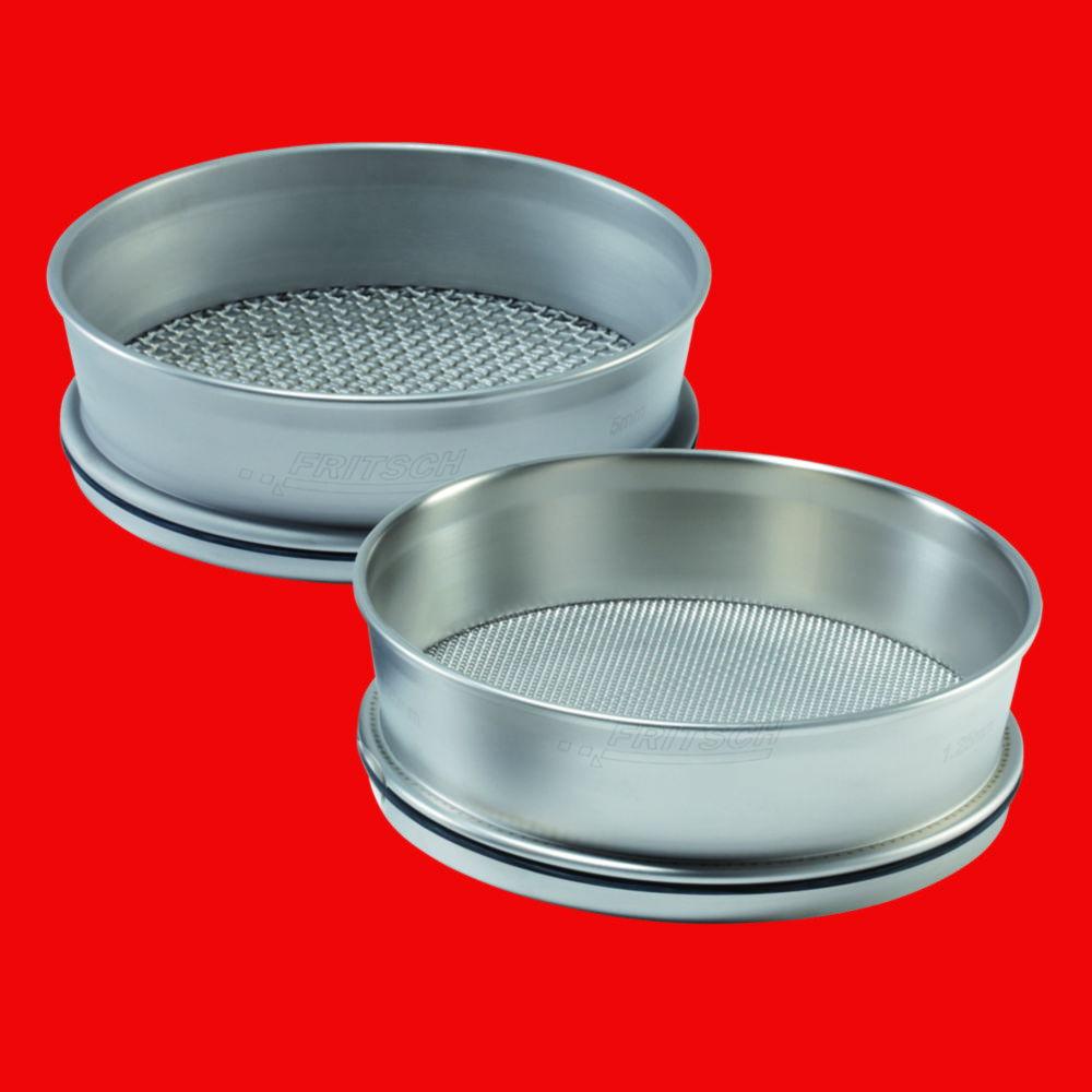 Fritsch Test Sieve, 200 x 50 mm, Mesh Size 1.8 mm, Stainless Steel, ISO 3310-1

