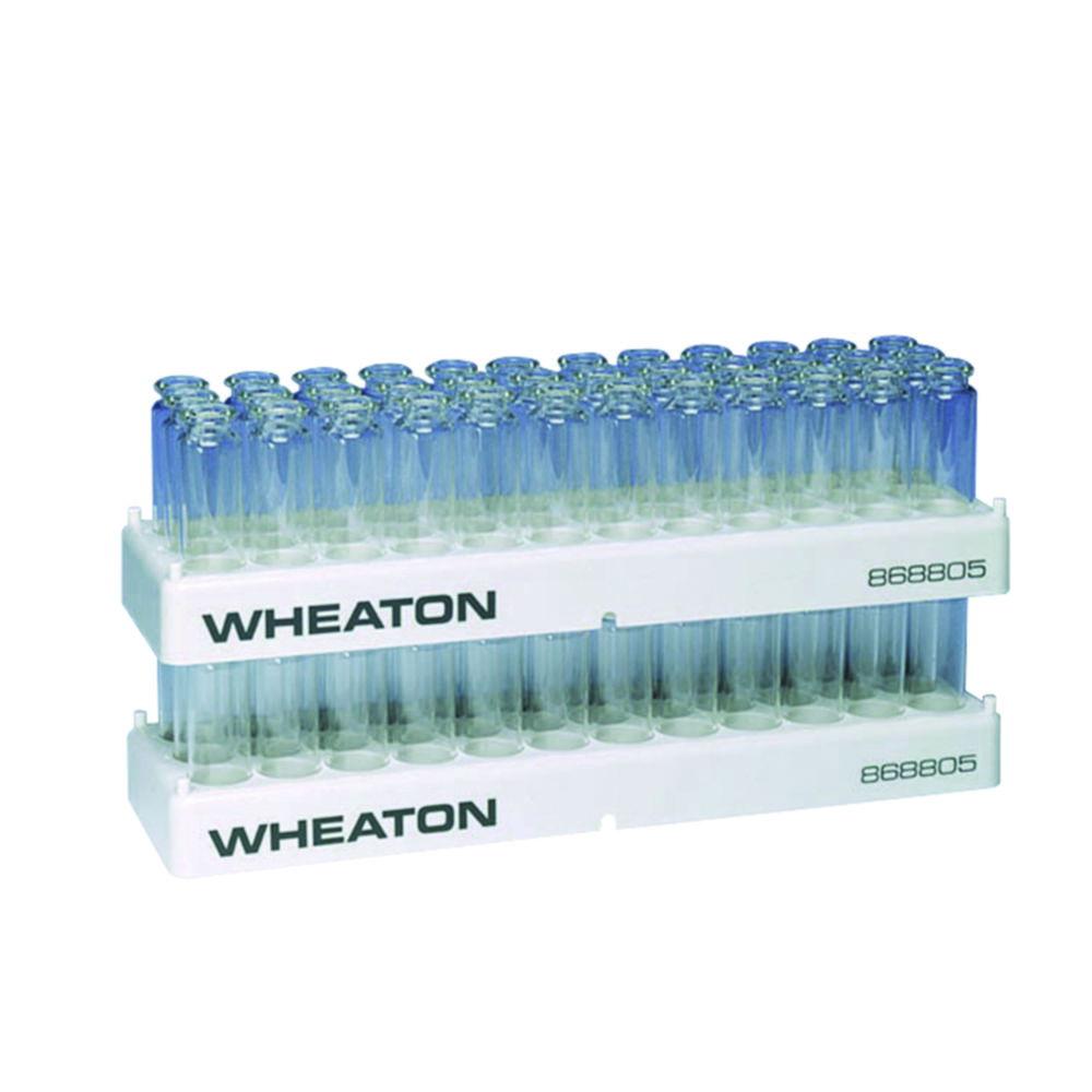 DWK Wheaton Racks PP for 5x10 Vials Max Ø30mm (868808), Pack of 5

