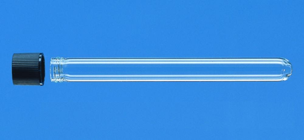 BRAND Culture Tubes 18x180 mm, AR-Glass with Screw Cap GL18, PP, Pack of 100

