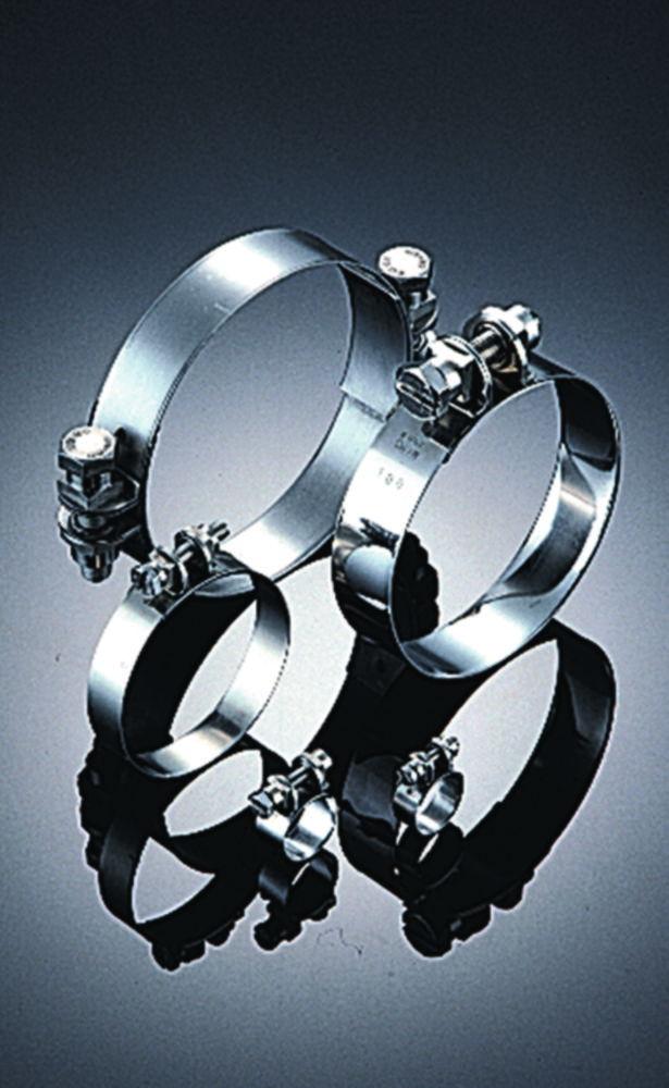 Tubing clamps,rust-protected steel,18 mm 12 mm width