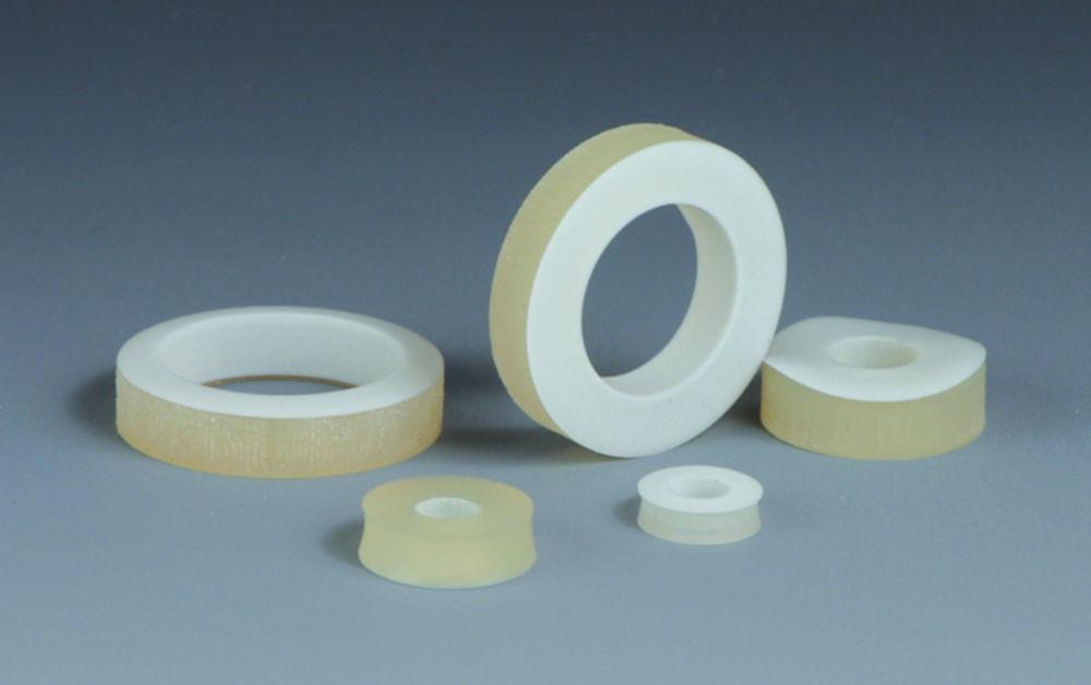 Bohlender Gasket and Washer for GL 18 Dia. 16mm x Dia. 10mm, Silicone-PTFE