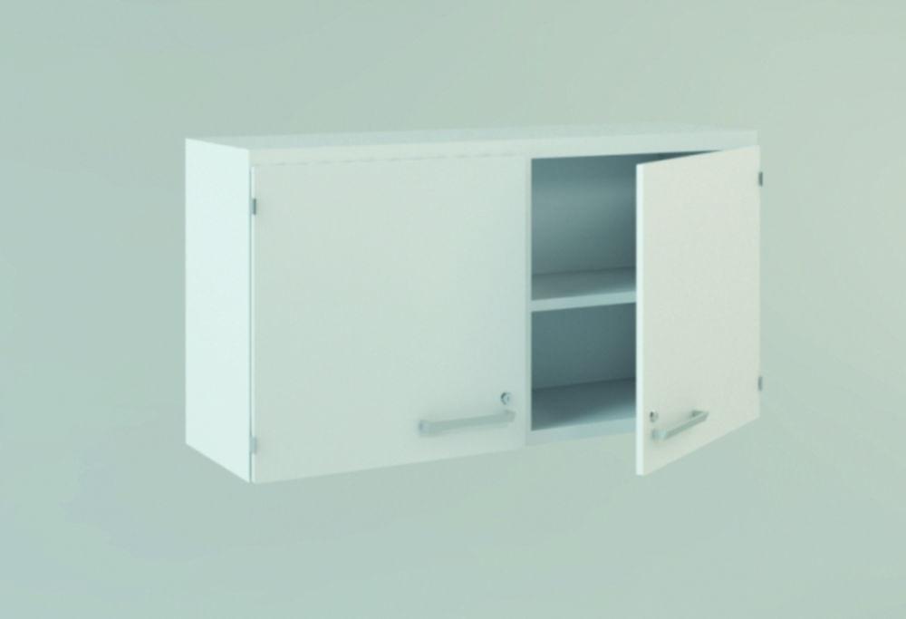 Wall-mounted cabinet 900x480x366mm 2 doors, 1 shelf, lockable