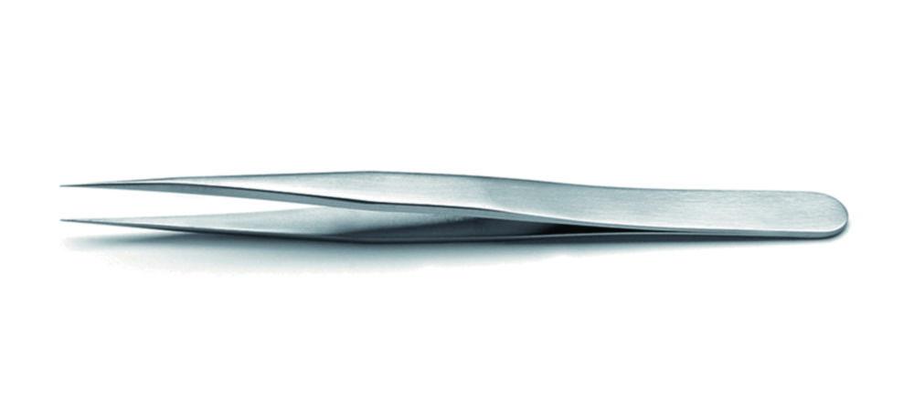 Ideal-tek High Precision Tweezers for Biology 120 mm Type 3.DX, Very Sharp Tip, Fine, Stainless Steel, Anti-Magnetic