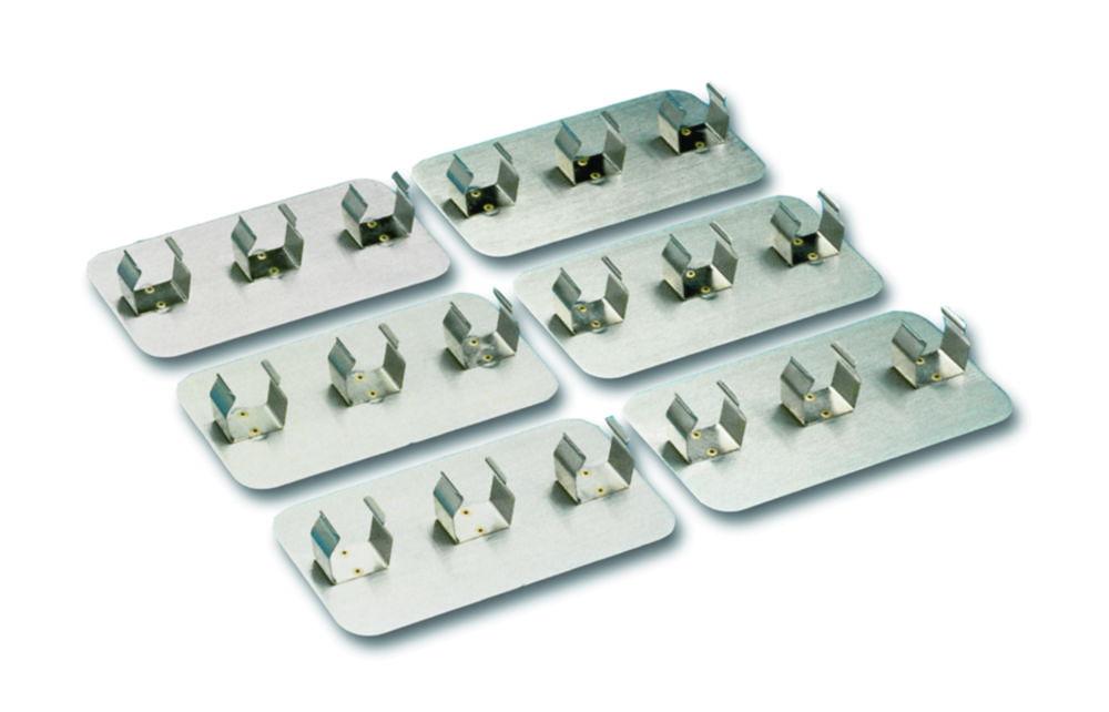 Ohaus Clip Plates for 3 Tubes 28-30mm, Pack of 6