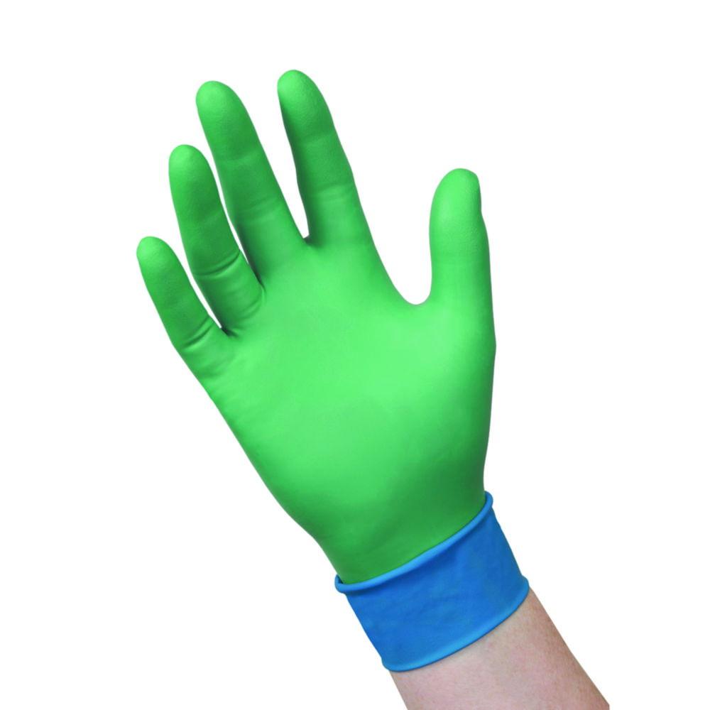 Ansell Microflex 93-360 Disposable Gloves, Polychloroprene, 295mm, Blue-Green, Size XS (5.5-6), Pack of 50

