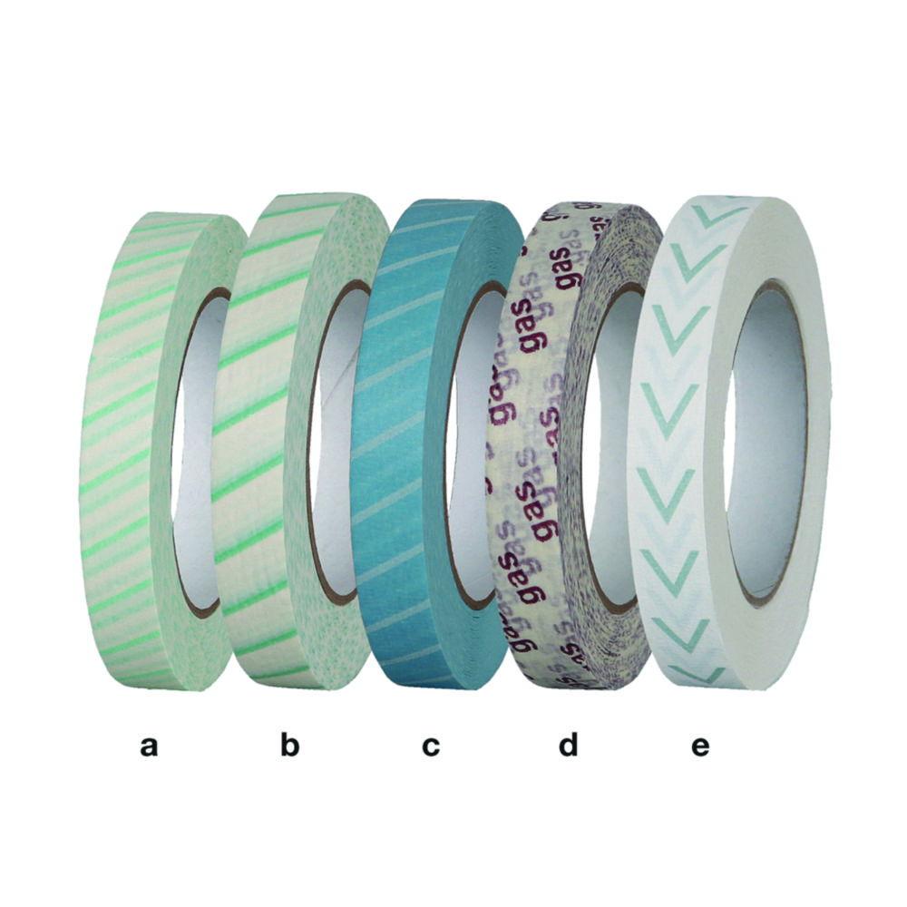 Key Surgical Indicator Tape with Steam Indicator (Strong Adhesive, Blue, 19mm wide, 50m per roll)