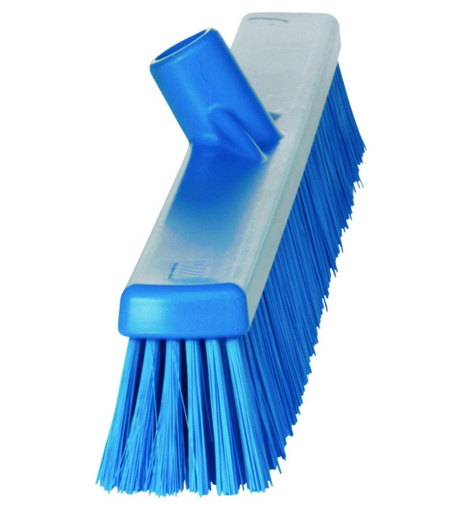 Vikan Broom, 410 mm, Soft/Hard, Blue

