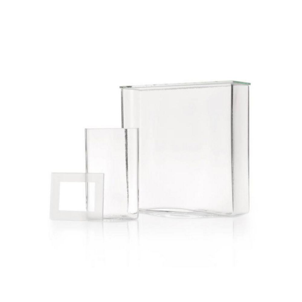 DWK Duran Museum Jar with Ground-in Glass Plate, 210 x 100 x 210 mm
