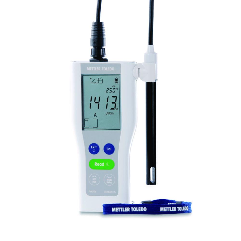 FiveGo F3-Field-Kit Conductivity meter incl. LE703 IP67 conductivity electrode and carrying case