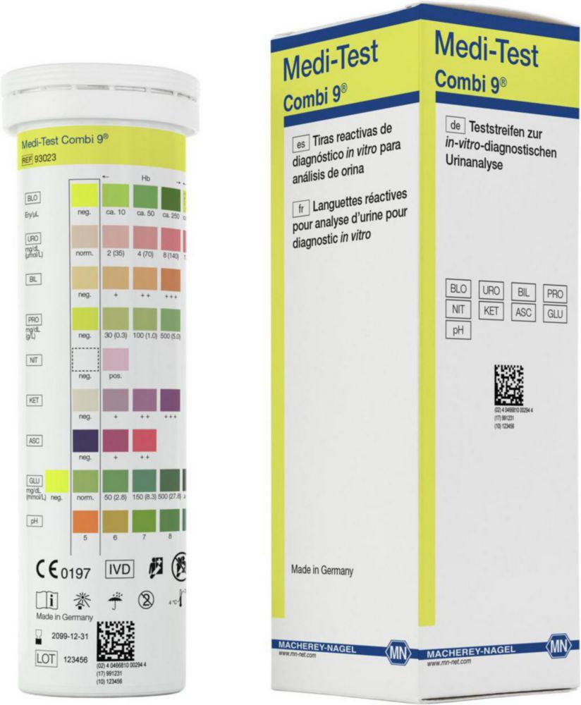 Macherey-Nagel MEDI-TEST Combi 9 Pack of 100 Strips


