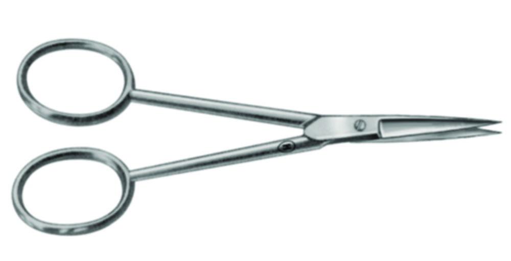 Karl Hammacher Surgical Scissors Rust-Free Pointed/Pointed Curved Length 130 mm


