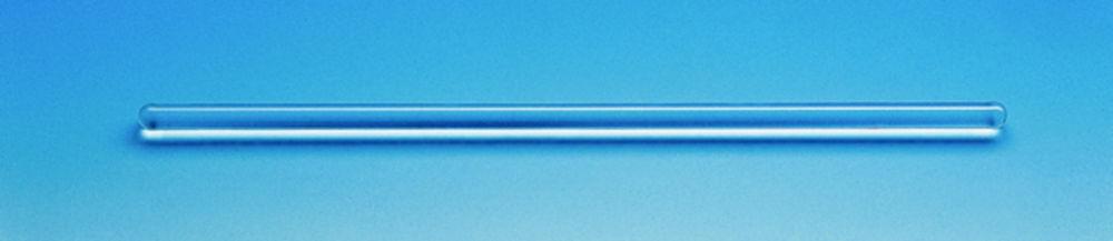 BRAND Stirring Rods 300x8 mm, AR-Glass, Fused Closely at Both Ends, Pack of 50

