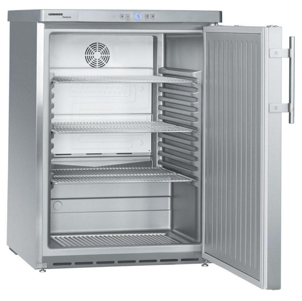 Liebherr-Hausgeräte Integrable Refrigerator FKUv 1660 with Dynamic Cooling, 600x615x830 mm, 134 L, Stainless, LED, 225 kWh, Energy Efficiency Class C