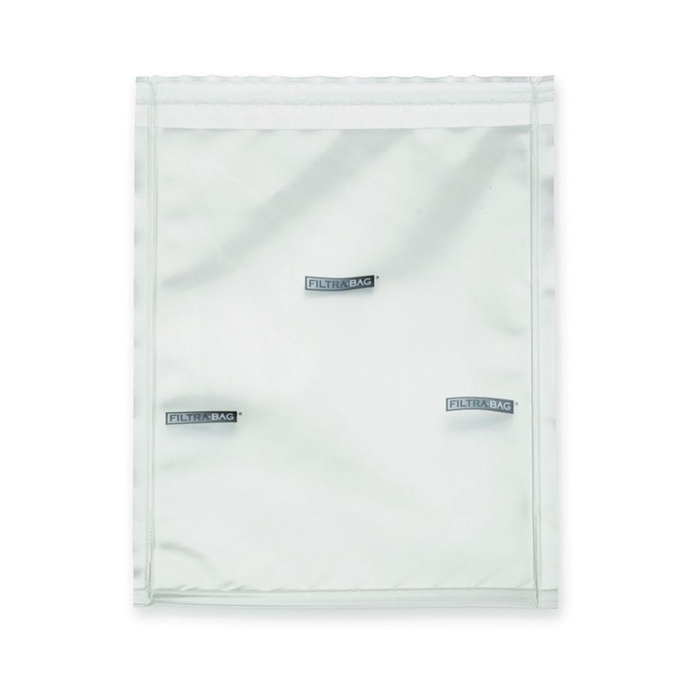 Labplas FILTRA-BAG with Tear-Off Protection Strip 710ml 400 series, PET, 0.013"/330 micron PE filter clear, 152x229mm, pack of 100