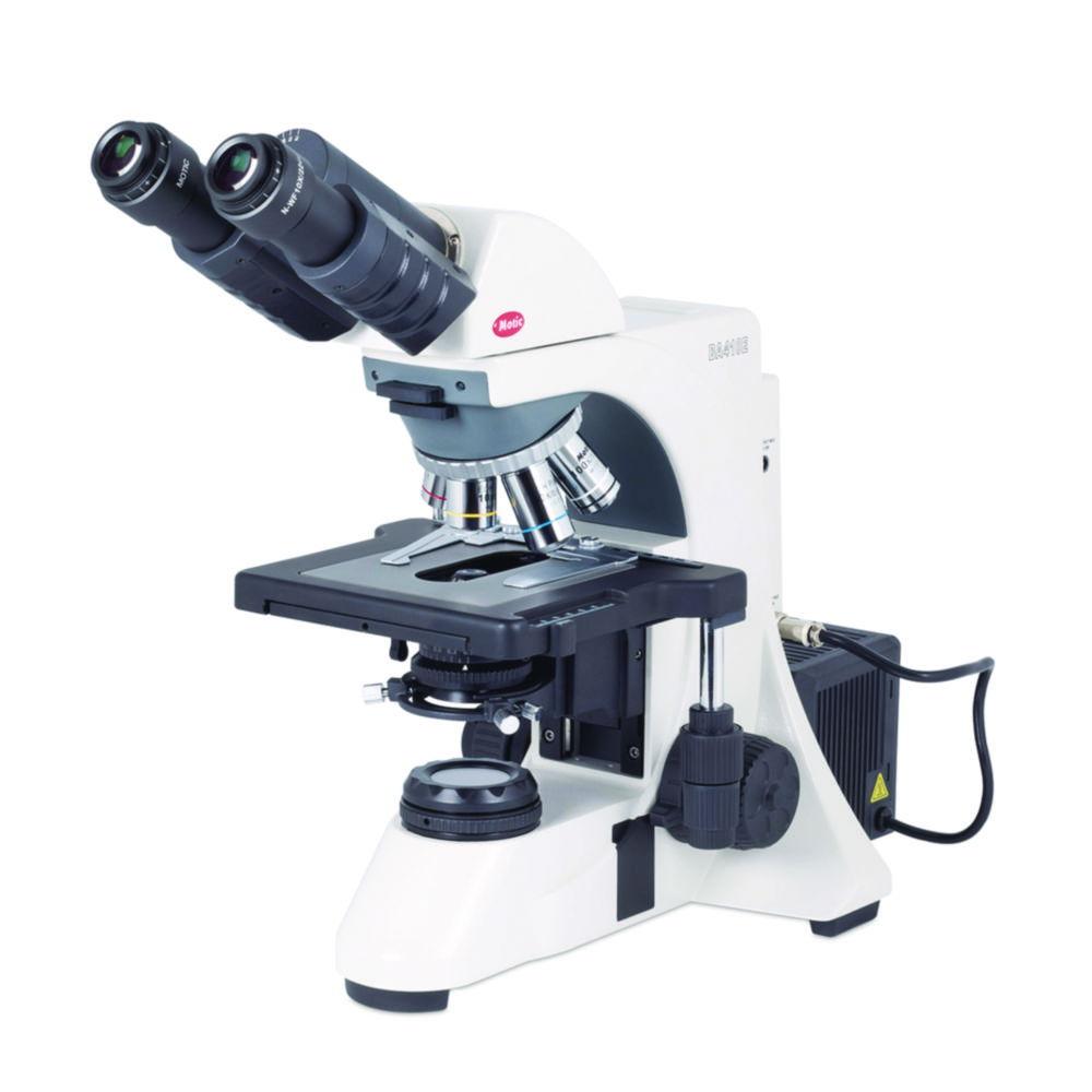 MOTIC Laboratory Microscope BA410E Binocular Reversed Sextuple Revolving Nosepiece 50W N-WF 10X/22mm