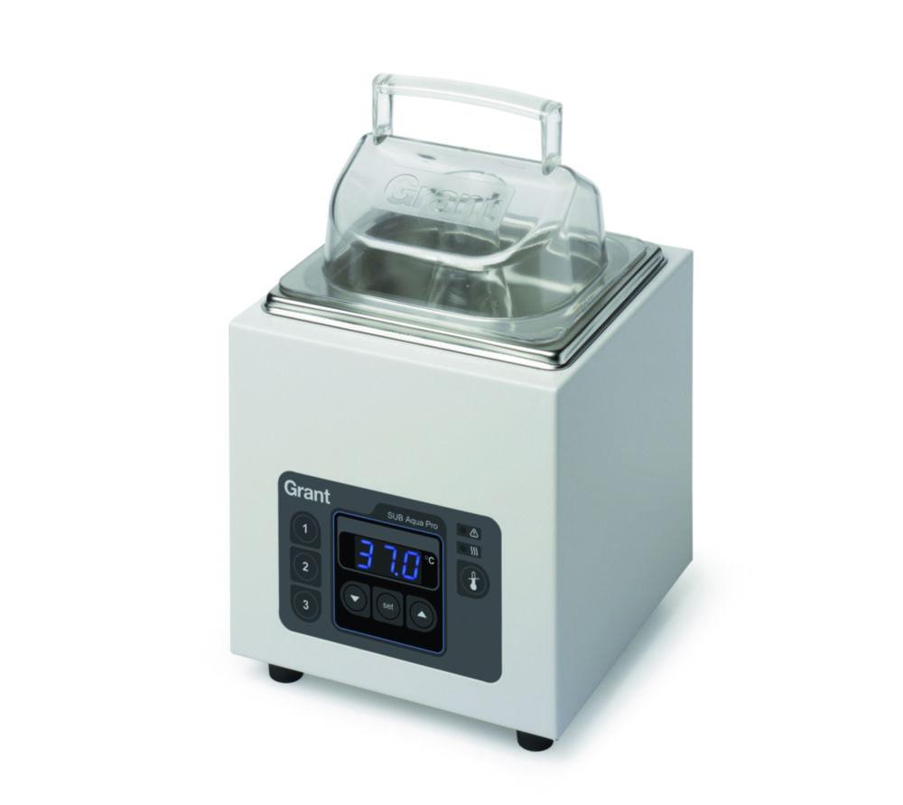 Grant Water Bath SUB AQUA PRO ADVANCED SAP2 Digital, 2 L, Amb. +5 to 99°C, Includes Clear Lid and Base Tray