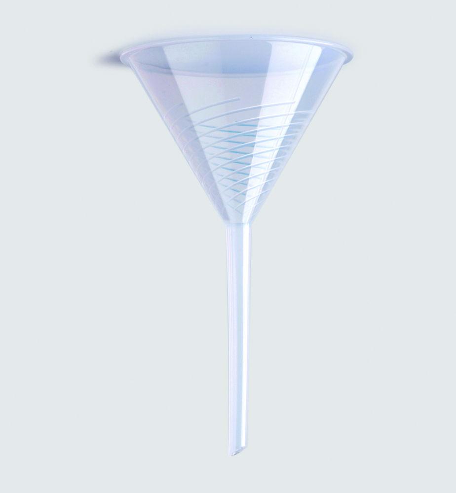 LLG Laboratory Funnel Ø 60 mm PP with Rib, Pack of 10