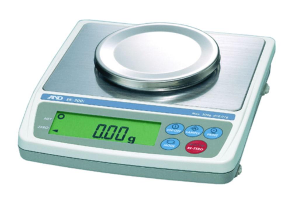 A&D Compact Balance EK-610i-EC 600 g / 0.01 g, Calibratable, Weighing Pan 110 mm Ø