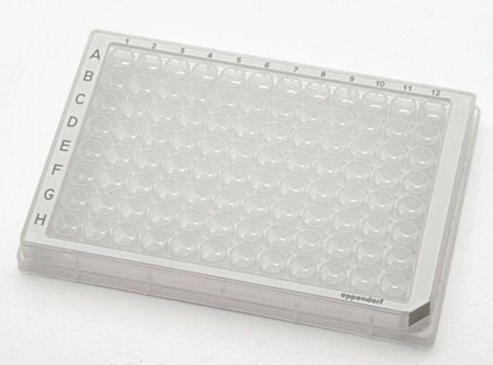 Eppendorf Microplate 96/V-PP, Clear Wells, White Border, Sterile, Pack of 240 Plates
