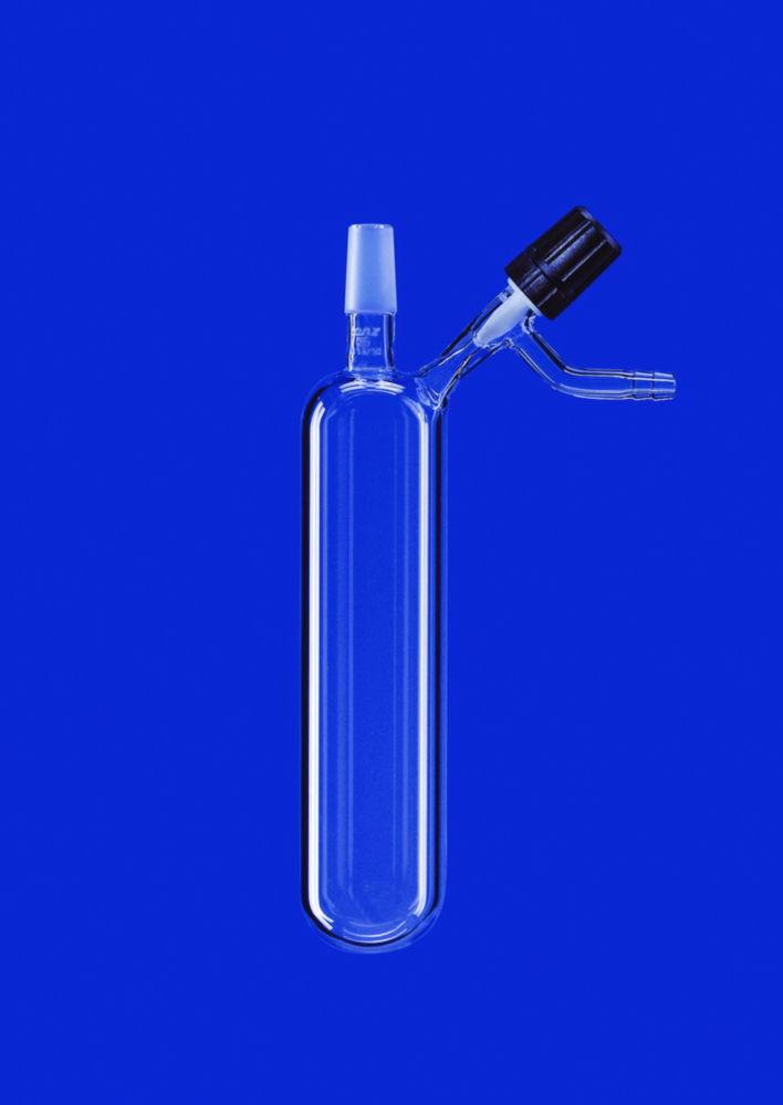 Lenz-Laborglas Nitrogen Tubes (Schlenk Tubes) 50 ml, Cone NS 14/23, PTFE Valve Cock Hole 2.5 mm

