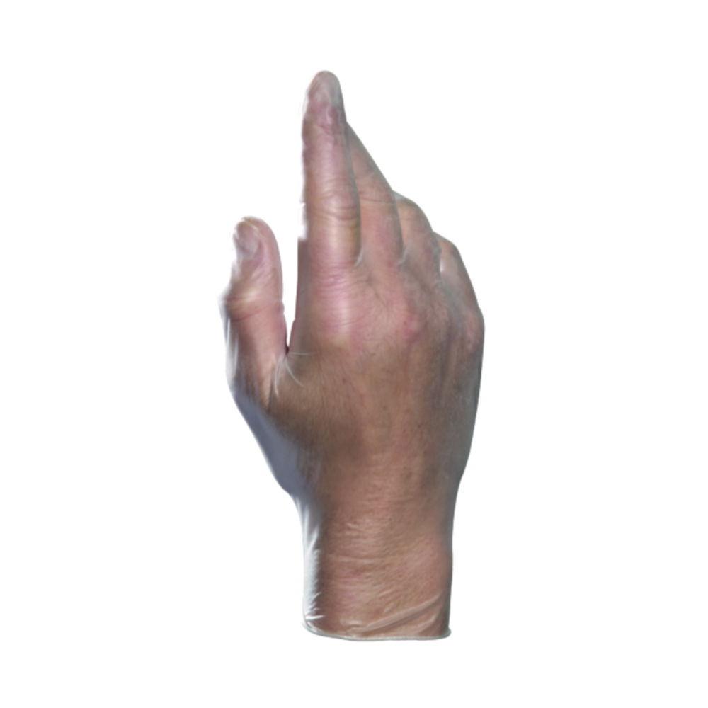 Disposable Gloves Solo 990 vinyl, size 6 - 6.5 pack of 100