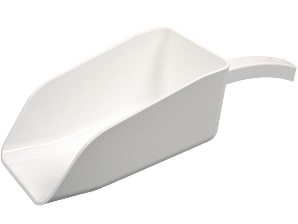Bürkle LaboPlast Sample Scoop 1000 ml Disposable, PS, White, Single Packed, Pack of 10