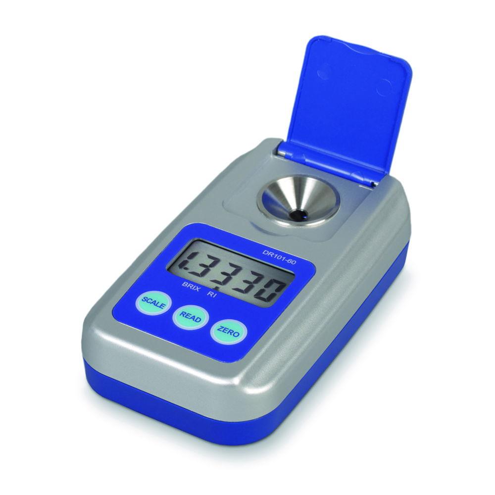 Digital Handrefractometer DR 101-60 0-60 % Brix, 1.3330-1.4419 nD