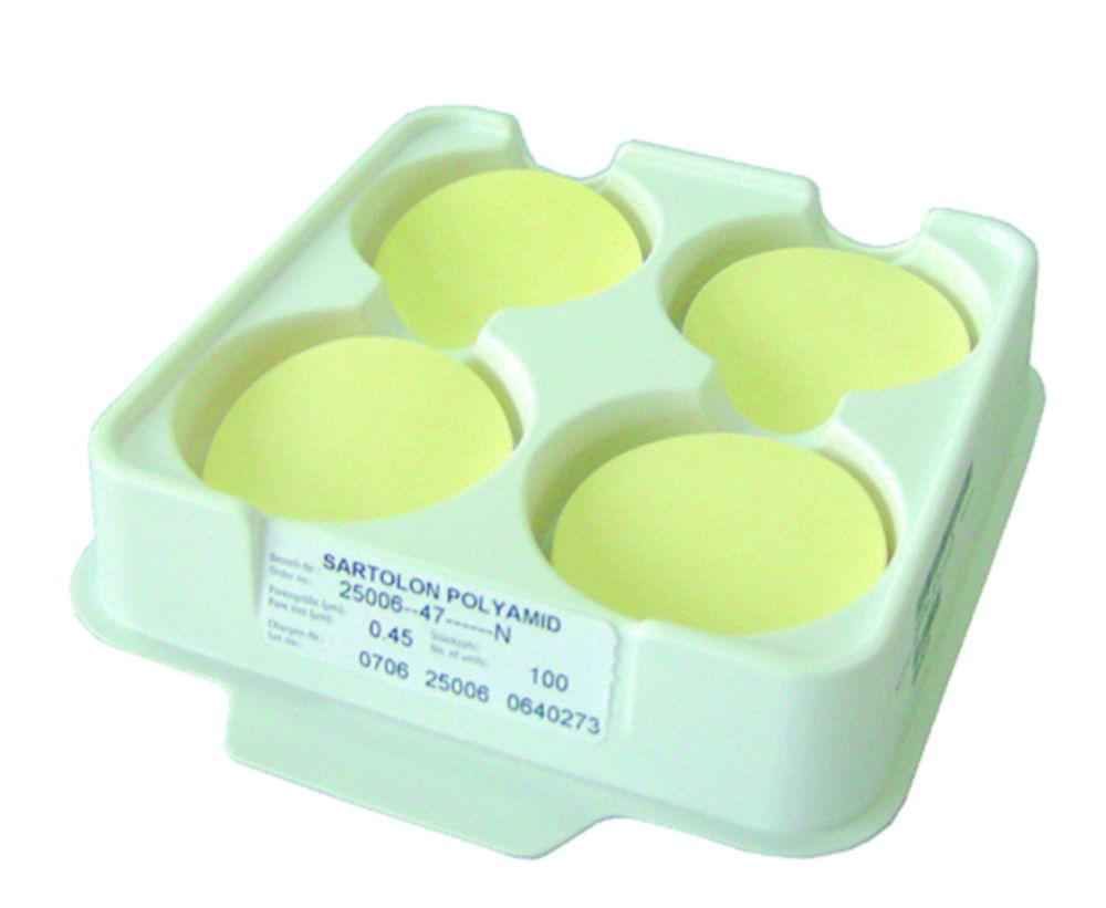 Sartorius Membrane Filters 25 mm, 0.2 µm, Polyamide, Pack of 100