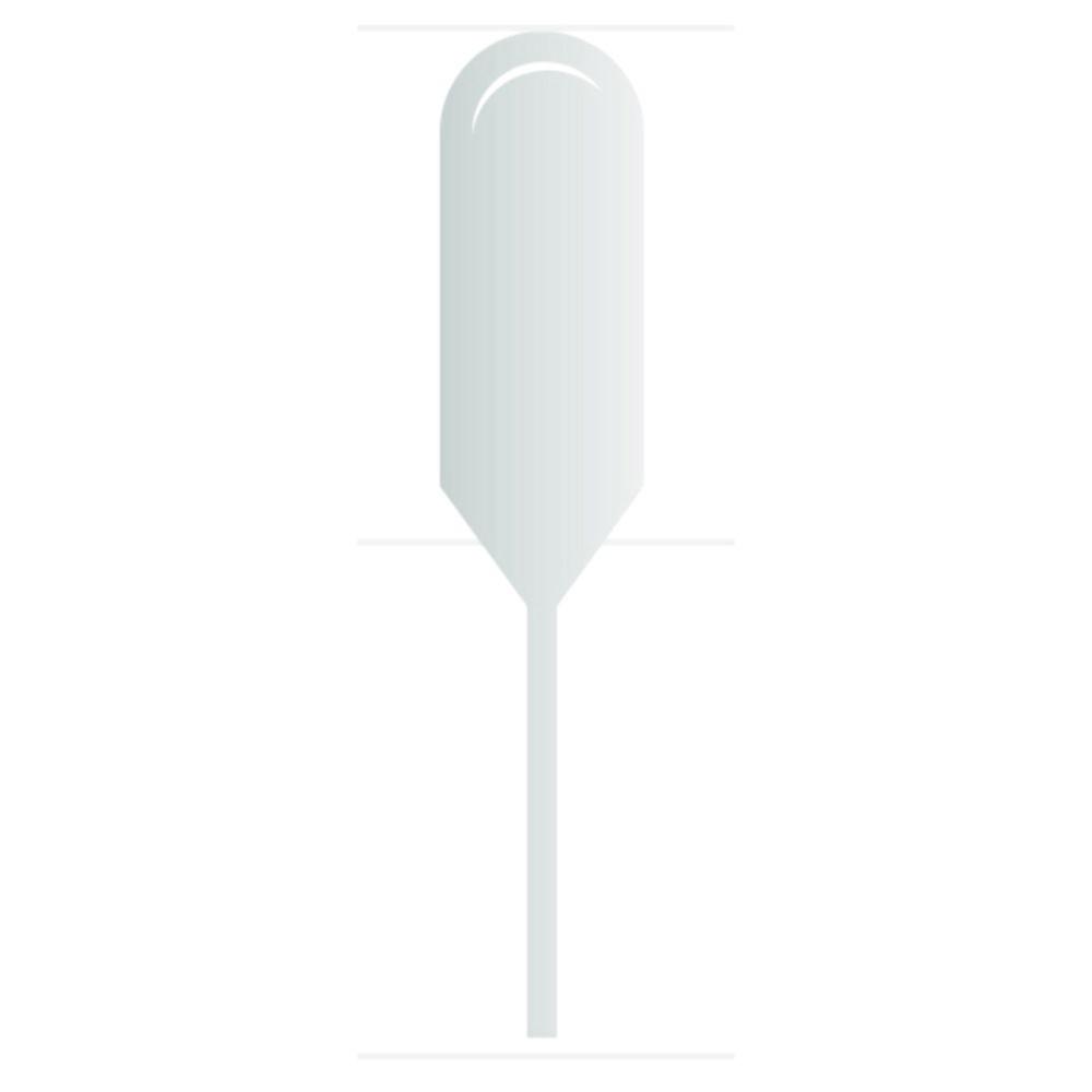 Thermo Samco Transfer Pipets 1.3 mL Non-Sterile, Fine Tip, Small Bulb, Pack of 500