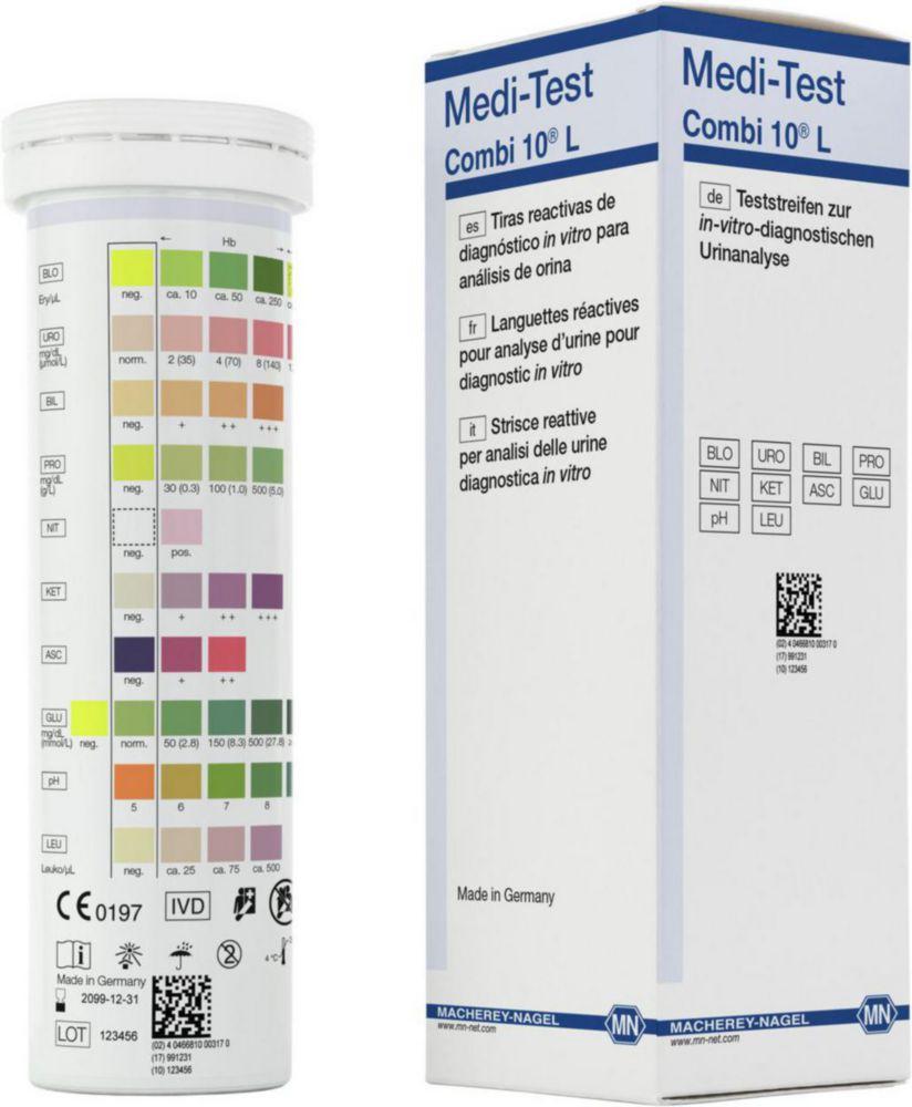 Macherey-Nagel MEDI-TEST Combi 10L Pack of 50 Strips

