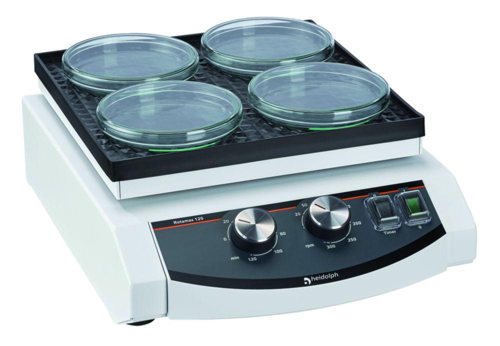 Heidolph Shaker ROTAMAX 120, Orbital Rotary Shaking, 200–300 1/min, 220x220 mm Useful Area
