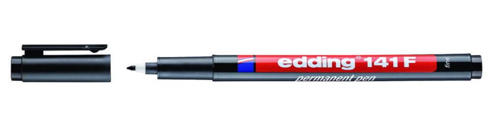 Edding OHP-Pen 141 F Permanent Black, Stroke Width 0.6 mm, Pack of 10

