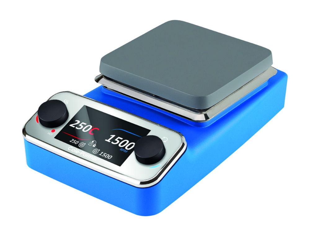 Cole-Parmer Premium Digital Stirring Hot Plate Aluminium Blue 230 VAC

