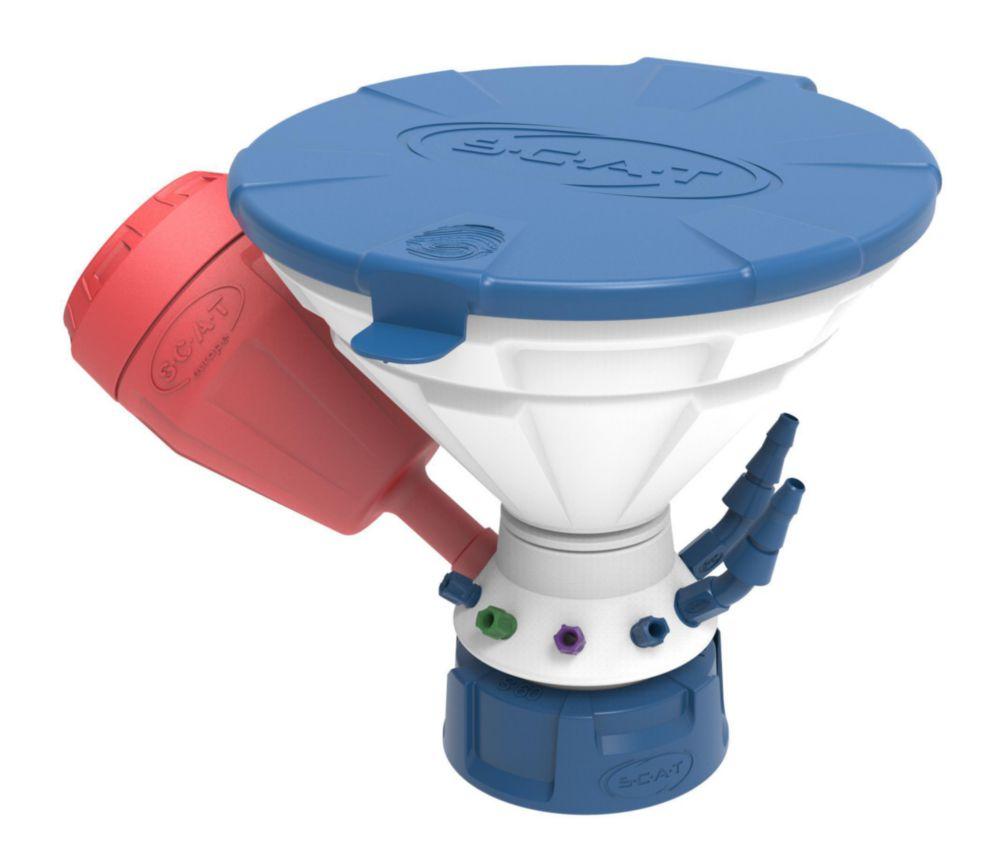 SCAT Universal Waste Hub "JAN" – S60/61 Safety Funnel, 4x 1.6/2.3/3.2 mm OD