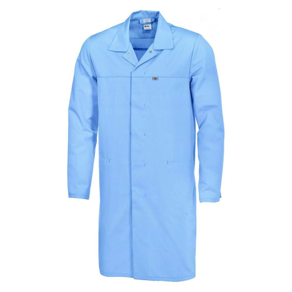 Bierbaum-Proenen BP Work Coat Size XSN, Light Blue 65% Polyester / 35% Cotton 1/1 Arm, for Ladies and Gentlemen
