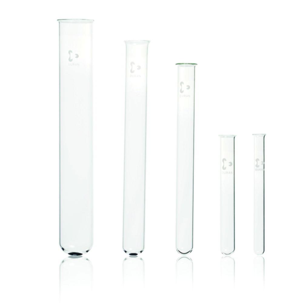 DWK Duran 25 x 150 mm Test Tubes with Beaded Rim, Pack of 50