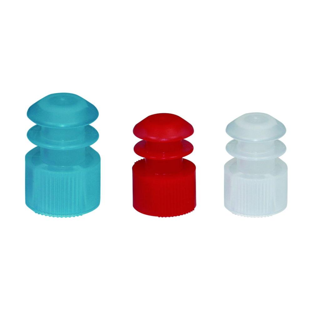Fins stoppers, clear 16 mm, PE, pack of 1000