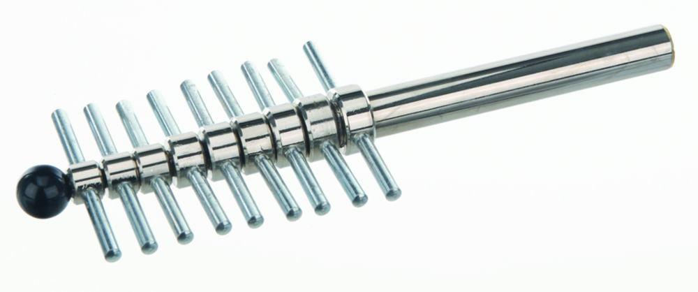 BOCHEM Cork Borer Set of 12 pcs. with Ejector, 5–18.75 mm Ø, Brass Nickel Plated